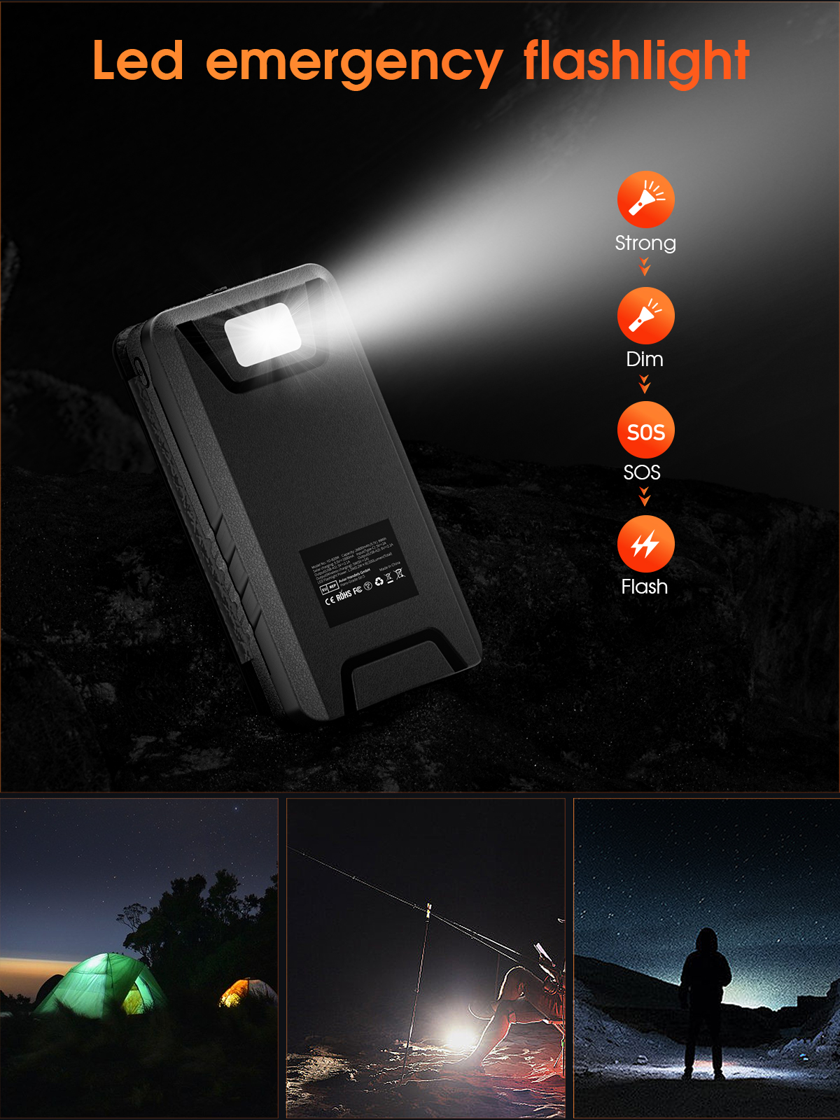 YD820SWFolding Wireless Solar Power Bank Xionel